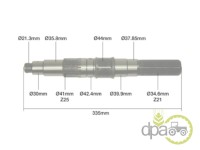 AX AMBREIAJ PUNTE FATA John Deere