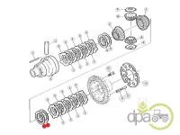 DISC INTERMEDIAR AMBREIAJ PUNTE FATA John Deere