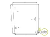 GEAM LATERAL STANGA SAU DREAPTA SPATE Deutz