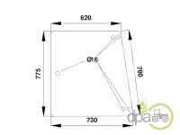 GEAM LATERAL STANGA SAU DREAPTA SPATE Fendt