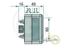 LAMPA NUMAR John Deere
