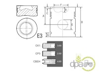 PISTON+SEGMENTI MOTOR Hurlimann