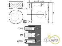 PISTON+SEGMENTI MOTOR Hurlimann