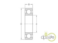 RULMENT 35X72X17 Massey Ferguson